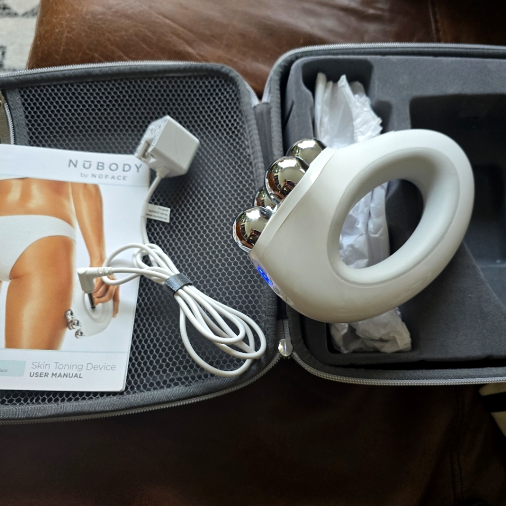 NuFace NuBODY Toning Device in White and Silver